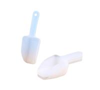Lot de 6 pelles à glace en plastique for farine, aliments, bonbons, crème glacée, dessert, riz, cuisine givrée pour bar, fête, buffet, cuisine(Transparent 1pcs)