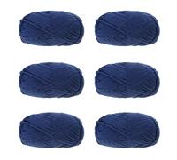 Lot de 6 pelotes de fil à tricoter en coton pour le tissage à la main des vêtements, des sacs, des chapeaux, des pulls et des marqueurs
