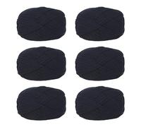 Lot de 6 pelotes de fil à tricoter en coton pour le tissage à la main des vêtements, des sacs, des chapeaux, des pulls et des marqueurs