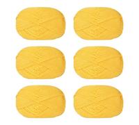 Lot de 6 pelotes de fil à tricoter en coton pour le tissage à la main des vêtements, des sacs, des chapeaux, des pulls et des marqueurs
