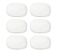 Lot de 6 pelotes de fil à tricoter en coton pour le tissage à la main des vêtements, des sacs, des chapeaux, des pulls et des marqueurs