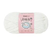 Lot de 6 pelotes de fil en velours et polyester pailleté pour crochet, écharpe, pantoufles, chapeaux, coussins, pantoufles (02)