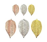 Lot De 6 Pendentif d'automne DéCorations De FenêTres Forme des Feuilles Ornements MéTalliques pour DéCorer Salon, Chambre, Jardin, Porte