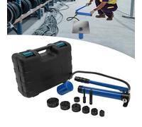 Lot de 6 perforatrices hydrauliques de 22,5 mm à 61,5 mm pour acier inoxydable, laiton, fer, aluminium, plastique, fibre de verre (bleu)