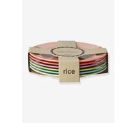 Lot de 6 petites assiettes rondes en mélamine GLORY DAYS rice multicolore TU