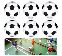 Lot de 6 petites balles de baby-foot - Mini balles de baby-foot - Mini balles de rechange - Pour enfants et adultes