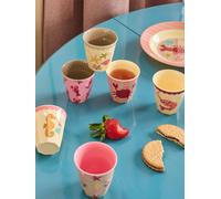 Lot de 6 petites tasses en mélamine CORAL OCEAN rice, 160 ml multicolore TU