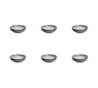 Lot de 6 petits bols en grès gris D10 Björn