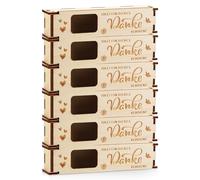 Lot de 6 petits cadeaux de remerciement, vous méritez un cadeau de remerciement, en bois, pour cadeau d'adieu, cadeau d'adieu, collègue, cadeau de remerciement, pour maman, papa, enseignant, collègue