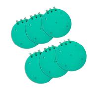 Lot de 6 petits carnets de notes 40 pages non lignées à double spirale 8,4 x 9,4 cm pour dessin, écriture, croquis, bloc-notes ligné