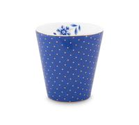 Lot de 6 Petits mugs sans anse Royal Stripes Pois Bleu 230ml Pip Studio