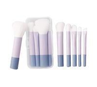Lot de 6 petits pinceaux de maquillage avec boîte pour fard à paupières, pinceau anti-cernes, pinceau estompeur