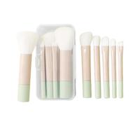 Lot de 6 petits pinceaux de maquillage avec boîte pour fard à paupières, pinceau anti-cernes, pinceau estompeur