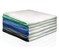 [Lot de 6 pièces] 100% Bambou lingettes [30 x 30 cm] Antibactérien & hypoallergénique | Utilisation comme torchons - Chiffons de Nettoyage/Chiffon de Nettoyage - Chiffons de Nettoyage