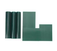 Lot de 6 pièces de cire à sculpter avec tube et feuille, couleur verte multifonctionnelle, moulage en anneau dur, cire de moulage