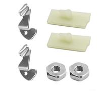 Lot de 6 pièces de matériel de tronçonneuse avec écrous de barre de récupération et bande de guidage pour MS440 MS460 MS660 044 046