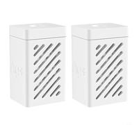 Lot de 6 pièces de rechange pour kit ionique Dreame Aqua10 Ultra Roller et pour X50 Pro Tracked Edition, module d'élimination pour aspirateur robot, poubelle à poussière