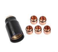 Lot de 6 pièces de torche à plasma pour dynamiques thermiques avec résistances et housse de protection pour lampes de poche SL60