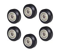 Lot de 6 pièces d'imprimante 3D POM Pulley Wheel 625zz Idler Pulley Gear Passive Round Wheel Compatible avec Ender 3 CR-10 CR-10S Maiju