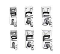 Lot de 6 pieds presseurs universels pour ourlet roulé (3 mm, 4 mm, 6 mm), pied à tige basse universel pour machine à coudre, compatible avec Singer, Brother, Janome, Babylock