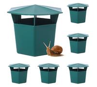 Lot de 6 pièges à escargots et escargots - Réutilisables - Pour le jardin - Pour escargots - Pour protéger vos plantes des escargots (A)