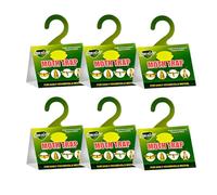 Lot de 6 pièges à mites de qualité supérieure avec phéromones Prime | Sûr, non toxique et sans insecticides | Piège à colle collante pour les mites alimentaires et placards dans votre cuisine