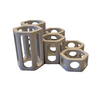 Lot de 6 pierres de hauteur compatibles avec GraviTrax Junior - 2 colonnes de 3 cm/6 cm/9 cm - Fabriqué en Allemagne