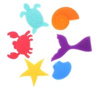 Lot de 6 Pierres Sensorielles en Silicone pour Entraînement