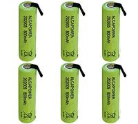Lot de 6 piles accus ni - MH AAA 1,2 V 800 mAh - T. à souder (Pack de 6 piles)