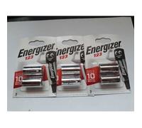 Lot de 6 piles ENERGIZER LITHIUM CR123 3V