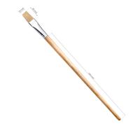 Lot de 6 pinceaux à poils plats parfaits pour une peinture et un vernissage précis (18 mm)