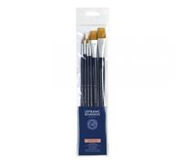 Lot De 6 Pinceaux Synthétiques Pour Acrylique - Lefranc Bourgeois