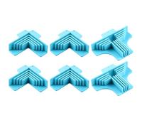 Lot de 6 pinces à angle droit de 90 degrés pour planche de fabrication d'angles | Guide de maintien pour reliure et fabrication de boîtes | Gabarit de positionnement pour panneaux d'aggloméré