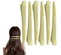 Lot de 6 pinces à cheveux à bec d'| Clip de coiffure antidérapant - Lot de 6 clips portables à bec d', pour coiffures