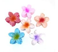Lot de 6 pinces à cheveux en forme de fleur, grandes pinces à cheveux pour femmes, cheveux épais, antidérapantes, forte tenue pour femmes, cheveux fins, cadeaux pour filles (mixte)
