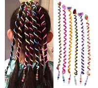 Lot de 6 pinces à cheveux pour fille avec tête de dessin animé