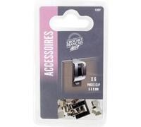 Pince Clips de 6 à 9 pour Sous-Verre - LE CROCHET FRANCAIS - Noir