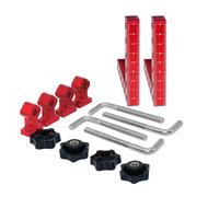 Lot de 6 pinces d'angle de menuisier à 90 degrés pour cadres photo, boîtes et tiroirs en alliage d'aluminium robuste carré