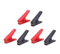 Lot de 6 pinces de charge de batterie avec câble de démarrage de couleur vive pour une identification facile dans les environnements automobiles et laboratoires