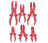 lot de 6 pinces de serrage droites et coudees pour clamper les tuyaux -