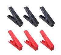 Lot de 6 pinces fermées à haute conductivité pour batterie de voiture - Pour remplacement de batterie de voiture - Nécessite une pince crocodile robuste