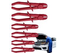 Lot De 6 Pinces Pour Étrangleurs De Tuyaux En Plastique - Colliers De Serrage Pour Durites De Frein, De Carburant Et De Radiateur | Le Collier De Serrage N'endommage Pas Les Tuyaux | Kit D'entretien A