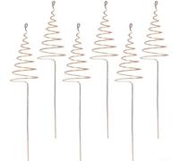 Lot de 6 piquets de jardin en cuivre pour électrolyture favorisent la santé des plantes et soutiennent l'absorption des nutriments en extérieur (A)