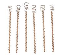 Lot de 6 piquets de Plantes d'électroculture, Longs piquets de Jardin en cuivre à Support Stable, antenne en cuivre de Jardinage d'électroculture pour la Culture de Plantes de