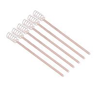 Lot de 6 piquets pour Plantes d'électroculture, 30 cm, Support pour Plantes, piquets de Jardin, antennes en Fil de cuivre, kit d'anneaux tenseurs, tiges de cuivre, Ensemble