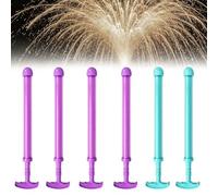 Lot de 6 Pistolets à Eau pour Feux d'artifice, Pistolet Romantique à Eau, Jet d'eau comme Un Feu d'artifice, Firework Water Gun pour Enfants et Adultes pour Les Plein Air, Piscine, Plage