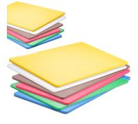 HENDI Planches a decouper HACCP GN 1/1, set 6 couleurs, 530x325x(H)60mm, HDPE