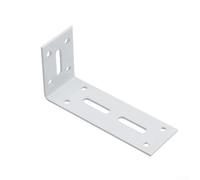 Lot de 6 plaques d'angle robustes en acier inoxydable à angle droit à 90 degrés avec code d'angle fixe épais, vis de verrouillage réglable et résistant à l'usure 60 x 120 mm