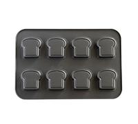 Lot de 6 plaques de cuisson en acier au carbone de qualité professionnelle pour une conduite uniforme de la chaleur et le nettoyage du désordre, plusieurs moules en acier au carbone solide pour la