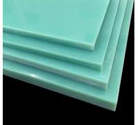 Lot de 6 plaques de fibre de verre FR4 100 x 100 mm, panneau isolant en résine époxy ultra-mince vert d'eau for circuits imprimés et électronique(100x100x0.4mm)